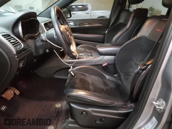 2017 Jeep Grand Cherokee Trailhawk with VIN 1C4RJFLG8HC618709, listed as a Copart auction lot 52899194 with 69,000 mi miles and Salvage title. Bid and sale history available at DreamBid. Image 7.