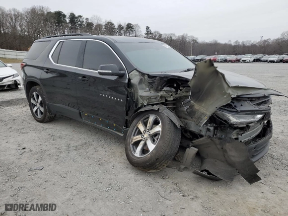 2022 Chevrolet Traverse LT Leather with VIN 1GNEVHKW5NJ108324, listed as a Copart auction lot 86741494 with 137,882 mi miles and Salvage Title. Bid and sale history available at carsss.com. Image 4.