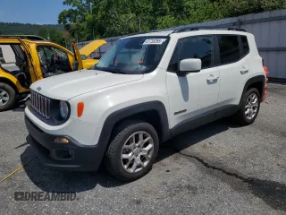 2017 Jeep Renegade Latitude with VIN ZACCJBBB6HPF11142, listed as a Copart auction lot 61735265 with 53,972 mi miles and Salvage title. Bid and sale history available at DreamBid. Image 1.