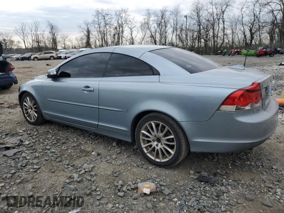 2008 Volvo C70 with VIN YV1MC67218J049338, listed as a Copart auction lot 50993735 with 187,924 mi miles and Salvage Title. Bid and sale history available at carsss.com. Image 2.