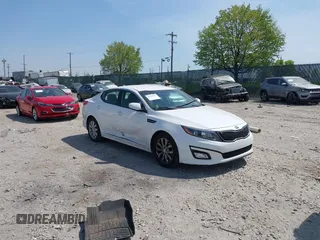 2015 Kia Optima LX z VIN 5XXGM4A74FG496305, wystawiony jako IAAI lot #42109981 z przebiegiem 108 847 mil mil oraz . Historia ofert i sprzedaży dostępna na DreamBid. Obrazek 1.