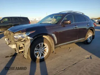 2013 Infiniti FX with VIN JN8CS1MU3DM140055, listed as a Copart auction lot 80255094 with 153,575 mi miles and Salvage title. Bid and sale history available at DreamBid. Image 1.
