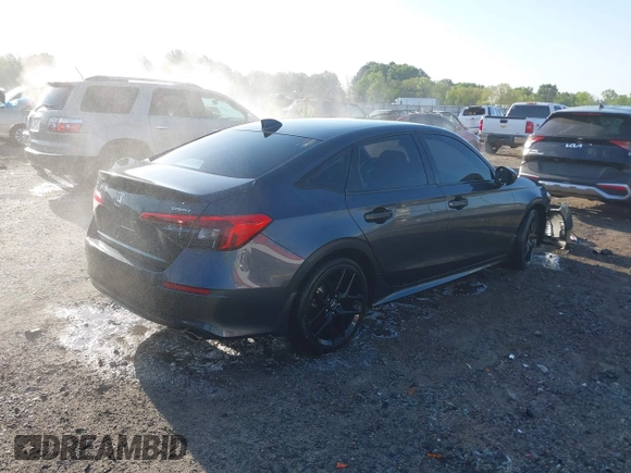 2024 Honda Civic Sport with VIN 2HGFE2F50RH522647, listed as a IAAI auction lot 42004321 with 30,768 mi miles and . Bid and sale history available at DreamBid. Image 4.