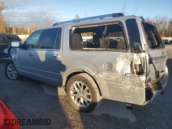 2017 Ford Expedition Max Limited with VIN 1FMJK2AT5HEA43276, listed as a Copart auction lot 76600014 with Not Provided miles and Salvage Title. Bid and sale history available at carsss.com. Image 2.