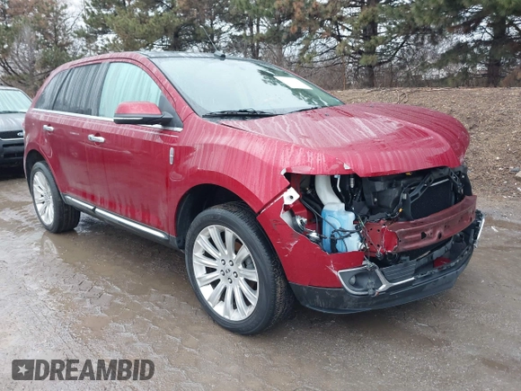 2014 Lincoln MKX with VIN 2LMDJ6JK0EBL15047, listed as a IAAI auction lot 41516164 with 107,221 mi miles and . Bid and sale history available at DreamBid. Image 1.