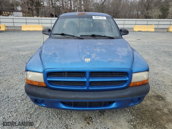 1998 Dodge Dakota SLT with VIN 1B7FL26X0WS745765, listed as a Copart auction lot 48497125 with 174,162 mi miles and Salvage Title. Bid and sale history available at carsss.com. Image 5.