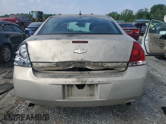 2012 Chevrolet Impala LS Fleet with VIN 2G1WF5E31C1221875, listed as a Copart auction lot 59107735 with 192,225 mi miles and Salvage title. Bid and sale history available at DreamBid. Image 6.