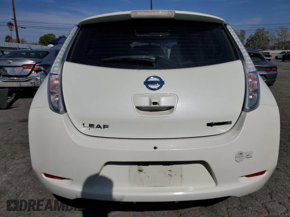 2011 Nissan LEAF SL-e with VIN JN1AZ0CP7BT000987, listed as a Copart auction lot 50105945 with 168,027 mi miles and Clean Title. Bid and sale history available at carsss.com. Image 6.