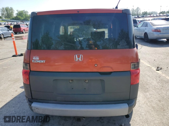 2004 Honda Element EX z VIN 5J6YH28594L022228, wystawiony jako Copart lot #57143675 z przebiegiem Nie podano mil oraz Szkoda całkowita • Salvage title. Historia ofert i sprzedaży dostępna na DreamBid. Obrazek 6.