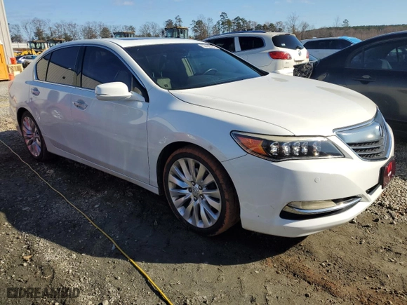 2014 Acura RLX Advance Pkg with VIN JH4KC1F90EC007241, listed as a Copart auction lot 83862984 with 117,150 mi miles and Salvage Title. Bid and sale history available at carsss.com. Image 4.