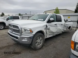 2016 Ram 2500 Laramie with VIN 3C6UR5NL3GG229955, listed as a Copart auction lot 53573345 with 177,314 mi miles and Salvage title. Bid and sale history available at DreamBid. Image 1.