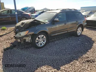 2009 Subaru Outback Ltd with VIN 4S4BP66C497344892, listed as a Copart auction lot 46946335 with 122,215 mi miles and Salvage Title. Bid and sale history available at carsss.com. Image 1.
