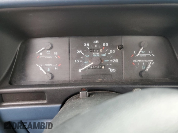 1994 Ford Ranger Splash with VIN 1FTCR10A5RPB03436, listed as a Copart auction lot 48912405 with 245,705 mi miles and Salvage Title. Bid and sale history available at DreamBid. Image 9.