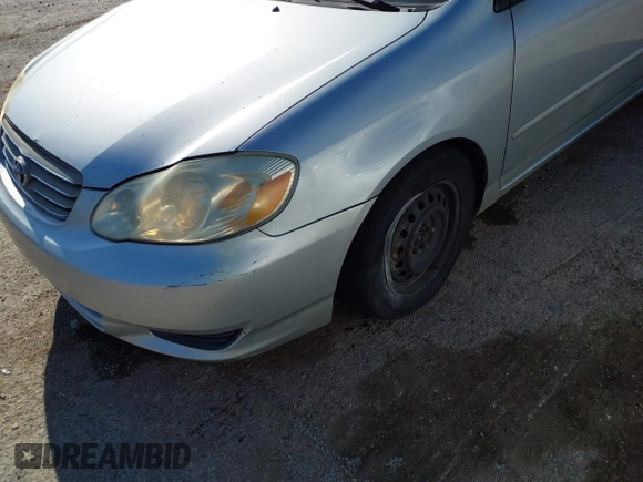 2003 Toyota Corolla CE with VIN 1NXBR32E63Z072581, listed as a IAAI auction lot 42039423 with 182,793 mi miles and . Bid and sale history available at DreamBid. Image 6.