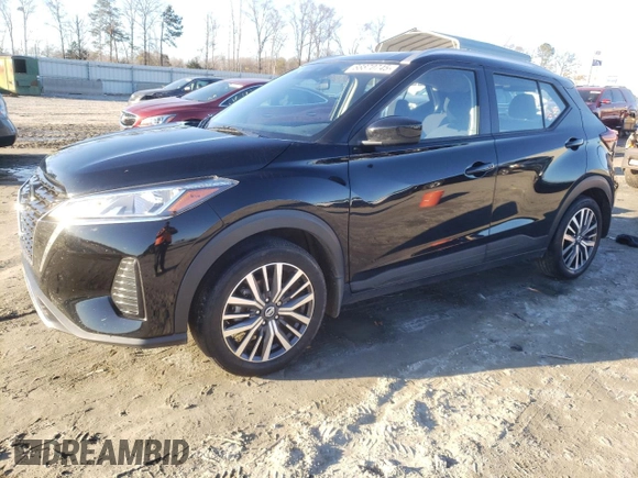 2021 Nissan Kicks SV with VIN 3N1CP5CV0ML511586, listed as a Copart auction lot 88870745 with 102,652 mi miles and Salvage Title. Bid and sale history available at DreamBid. Image 1.