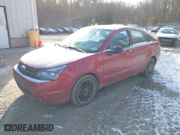 2011 Ford Focus SES with VIN 1FAHP3GN6BW127388, listed as a IAAI auction lot 41979363 with 205,537 mi miles. Bid and sale history available at carsss.com. Image 2.