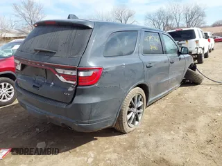 2018 Dodge Durango GT with VIN 1C4RDJDG5JC271435, listed as a IAAI auction lot 41795768 with 154,613 mi miles and . Bid and sale history available at DreamBid. Image 4.