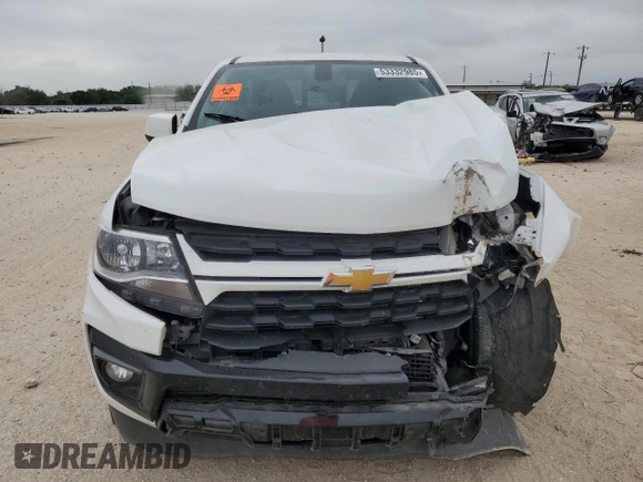2022 Chevrolet Colorado 2WD LT with VIN 1GCGSCEN2N1192117, listed as a Copart auction lot 53332985 with 41,037 mi miles and Salvage title. Bid and sale history available at DreamBid. Image 5.