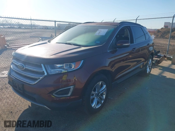 2015 Ford Edge SEL with VIN 2FMTK3J89FBB47286, listed as a IAAI auction lot 41681237 with 147,982 mi miles. Bid and sale history available at carsss.com. Image 17.