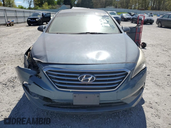2015 Hyundai Sonata 2.4L SE with VIN 5NPE24AF4FH186244, listed as a Copart auction lot 49921124 with 169,870 mi miles and Clean Title. Bid and sale history available at carsss.com. Image 5.