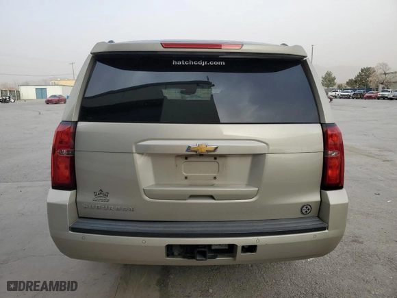 2015 Chevrolet Suburban LT with VIN 1GNSCJKC9FR503955, listed as a Copart auction lot 47382325 with 118,822 mi miles and Salvage Title. Bid and sale history available at carsss.com. Image 6.