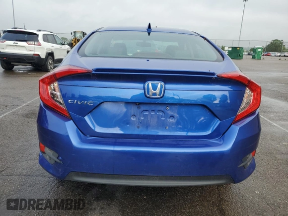 2017 Honda Civic EX-L with VIN 19XFC1F71HE004265, listed as a Copart auction lot 58888865 with 89,359 mi miles and Salvage title. Bid and sale history available at DreamBid. Image 6.