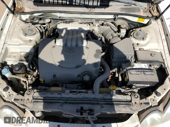 2003 Hyundai Sonata GLS with VIN KMHWF35H43A876198, listed as a Copart auction lot 45571305 with 134,928 mi miles and Clean Title. Bid and sale history available at carsss.com. Image 11.