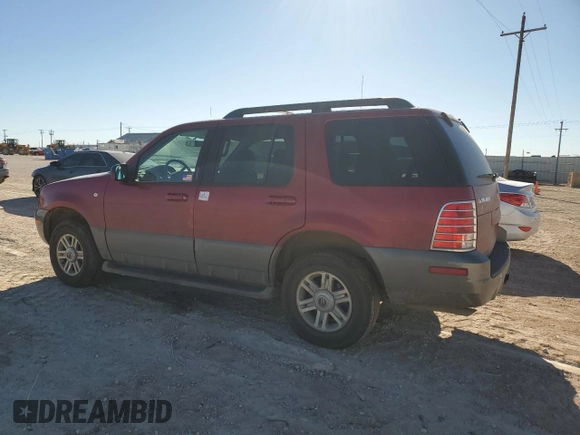 2005 Mercury Mountaineer z VIN 4M2ZU66K95UJ08490, wystawiony jako Copart lot #79727874 z przebiegiem 55 874 mil mil oraz Szkoda całkowita • Salvage title. Historia ofert i sprzedaży dostępna na DreamBid. Obrazek 2.