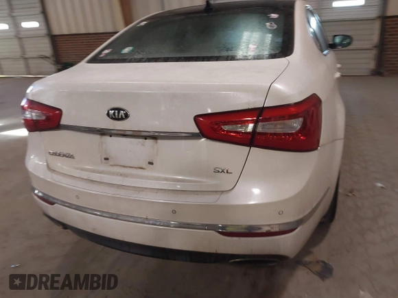 2015 Kia Cadenza Premium with VIN KNALN4D77F5194340, listed as a IAAI auction lot 41360457 with 132,534 mi miles. Bid and sale history available at carsss.com. Image 16.