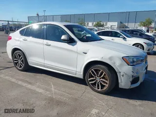 2017 BMW X4 M40i with VIN 5UXXW7C59H0U25191, listed as a IAAI auction lot 41867852 with NaN miles. Bid and sale history available at carsss.com. Image 1.