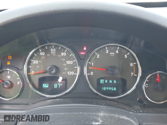 2011 Jeep Liberty Sport Jet with VIN 1J4PP2GKXBW559076, listed as a IAAI auction lot 42644710 with 189,958 mi miles and . Bid and sale history available at DreamBid. Image 7.