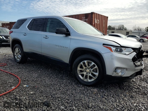 2018 Chevrolet Traverse LS with VIN 1GNERLKW6JJ139681, listed as a Copart auction lot 42945515 with 154,303 mi miles and Salvage Title. Bid and sale history available at carsss.com. Image 4.