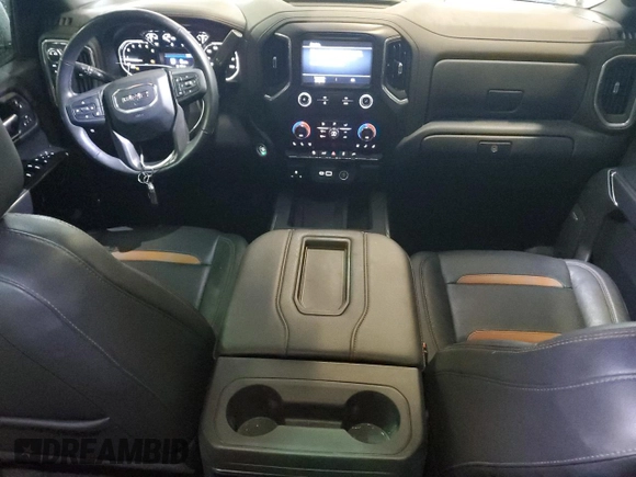 2022 GMC Sierra 1500 AT4 with VIN 3GTP9EEL4NG146800, listed as a Copart auction lot 55836695 with 71,766 mi miles and Salvage title. Bid and sale history available at DreamBid. Image 8.