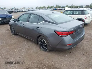 2024 Nissan Sentra SV with VIN 3N1AB8CV0RY261350, listed as a IAAI auction lot 42346567 with 21,993 mi miles and . Bid and sale history available at DreamBid. Image 3.