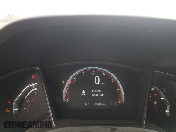 2018 Honda Civic Si z VIN 2HGFC3A56JH752801, wystawiony jako Copart lot #50408255 z przebiegiem 129 575 mil mil oraz Szkoda całkowita • Salvage title. Historia ofert i sprzedaży dostępna na DreamBid. Obrazek 9.