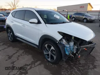 2017 Hyundai Tucson Sport with VIN KM8J3CA25HU585817, listed as a IAAI auction lot 40990922 with 70,434 mi miles and . Bid and sale history available at DreamBid. Image 1.