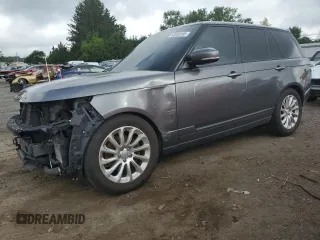 2018 Land Rover Range Rover HSE with VIN SALGS2RK7JA382430, listed as a Copart auction lot 63055095 with 117,235 mi miles and Salvage title. Bid and sale history available at DreamBid. Image 1.