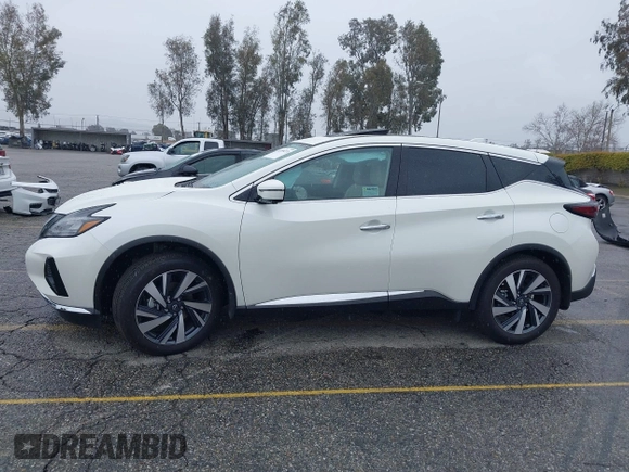 2024 Nissan Murano SL with VIN 5N1AZ2CJ1RC125963, listed as a IAAI auction lot 41809276 with 4,626 mi miles. Bid and sale history available at carsss.com. Image 14.