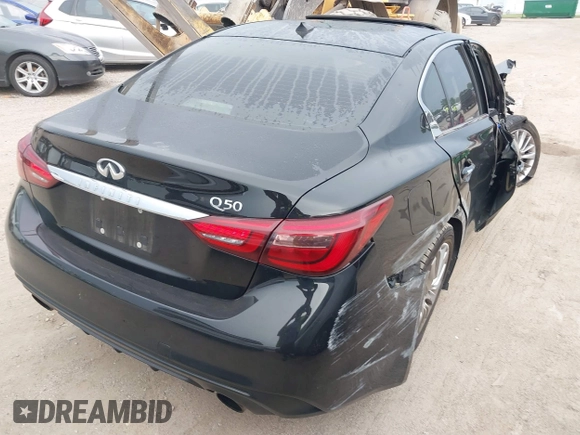 2019 Infiniti Q50 Luxe с VIN JN1EV7AP7KM519119, выставлен на аукционе IAAI как лот 42347653 с пробегом Не указан миль и . История ставок и продаж доступна на DreamBid. Изображение 4.