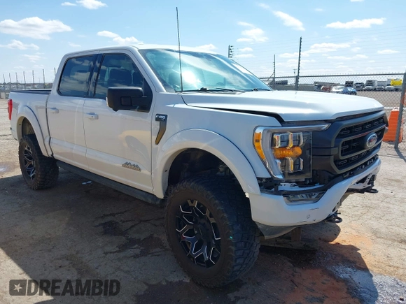 2021 Ford F-150 XL with VIN 1FTFW1E54MFC82133, listed as a IAAI auction lot 42170024 with 24,548 mi miles and . Bid and sale history available at DreamBid. Image 1.