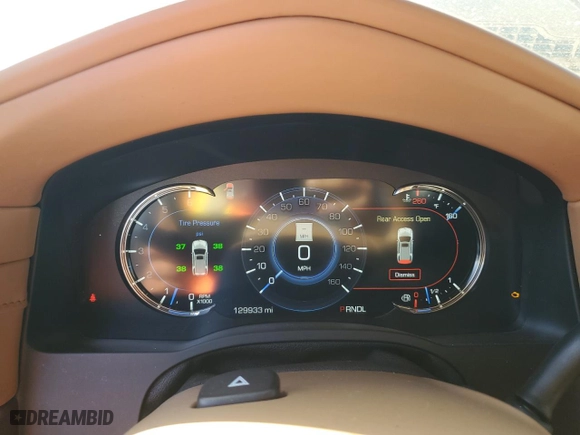 2017 Cadillac Escalade Platinum with VIN 1GYS4DKJ0HR383188, listed as a Copart auction lot 46273925 with 129,933 mi miles and Salvage Title. Bid and sale history available at carsss.com. Image 9.