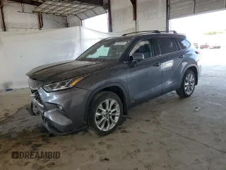 2023 Toyota Highlander Hybrid Limited with VIN 5TDXBRCH6PS129396, listed as a Copart auction lot 59620545 with 54,069 mi miles and Salvage title. Bid and sale history available at DreamBid. Image 1.