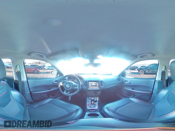 2019 Jeep Compass Trailhawk with VIN 3C4NJDDB5KT775860, listed as a Copart auction lot 48113695 with 76,091 mi miles and Salvage Title. Bid and sale history available at DreamBid. Image 13.