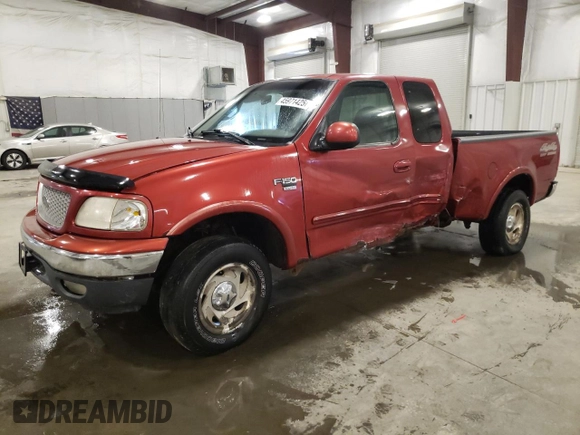 1999 Ford F-150 XL with VIN 1FTRX18LXXNC09573, listed as a Copart auction lot 45971425 with 0 mi miles and Salvage Title. Bid and sale history available at carsss.com. Image 1.