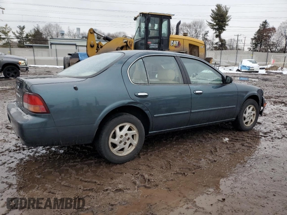 1998 Nissan Maxima GXE with VIN JN1CA21D1WT607137, listed as a Copart auction lot 43629285 with 159,196 mi miles and Salvage title. Bid and sale history available at DreamBid. Image 3.