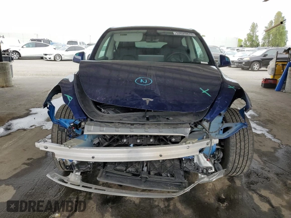 2024 Tesla Model Y с VIN 7SAYGDED2RF119770, выставлен на аукционе Copart как лот 53520875 с пробегом 6 712 миль миль и Списание • Salvage title. История ставок и продаж доступна на DreamBid. Изображение 5.