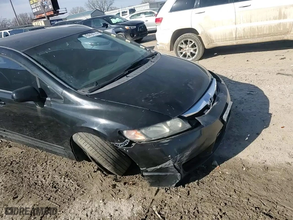 2010 Honda Civic Sdn LX with VIN 19XFA1F53AE057804, listed as a Copart auction lot 43618775 with 162,306 mi miles and Salvage Title. Bid and sale history available at carsss.com. Image 11.