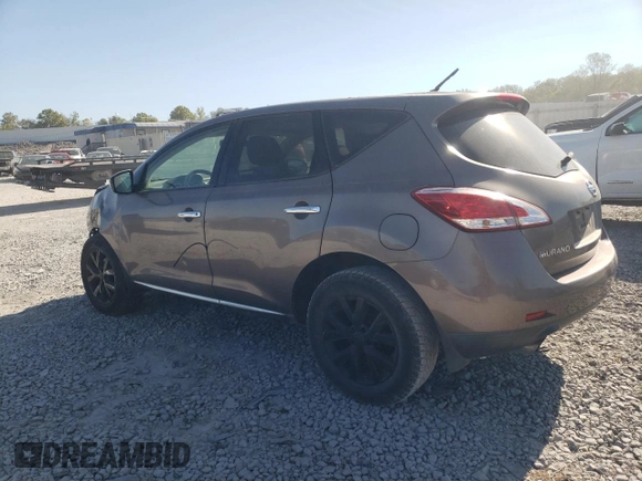 2011 Nissan Murano S with VIN JN8AZ1MU9BW057718, listed as a Copart auction lot 75419324 with 167,698 mi miles and Salvage Title. Bid and sale history available at carsss.com. Image 2.