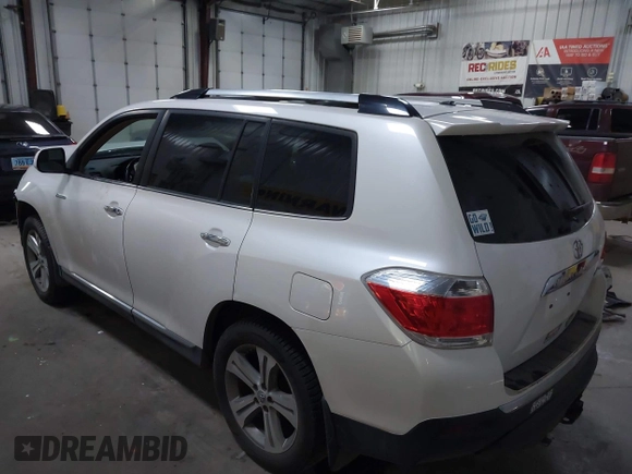 2012 Toyota Highlander Limited with VIN 5TDDK3EH9CS099043, listed as a IAAI auction lot 42108356 with 78,759 mi miles and . Bid and sale history available at DreamBid. Image 3.