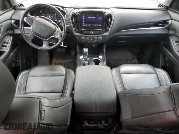 2021 Chevrolet Traverse RS with VIN 1GNERJKW3MJ145379, listed as a Copart auction lot 54296345 with 67,817 mi miles and Salvage title. Bid and sale history available at DreamBid. Image 8.